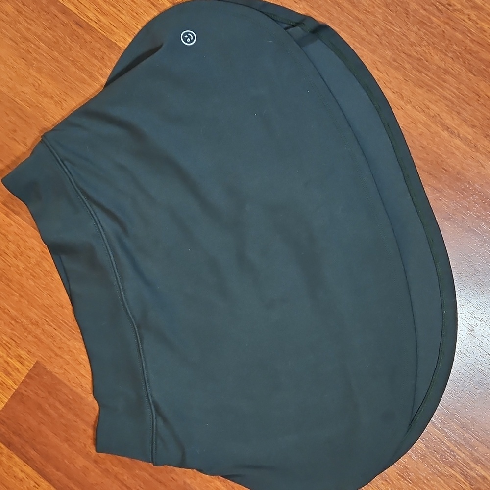 Gilly Hicks Active Ballet Wrap    Skortie Skirt Hunter Green Small - Picture 2 of 7